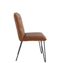 Darwen Studded Back Bench - Tan