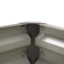 Outsunny Raised Garden Bed Metal Garden Flower Vegetable Planter Light Grey