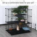 Pawhut  16 Panel Small Animal Cage