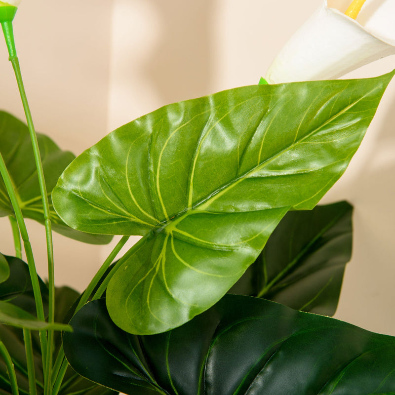HOMCOM Calla Lily Flower - Artificial Plants