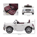 HOMCOM  Kids Electric Ride On Car Bentley 12V - White