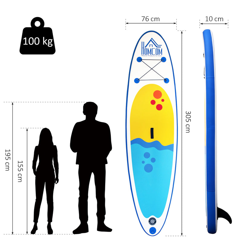Homcom Inflatable Paddle Board