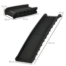 PawHut Foldable Pet Ramp Dog Ramp for Cars, Truck, SUV w/ Non-Slip Cover
