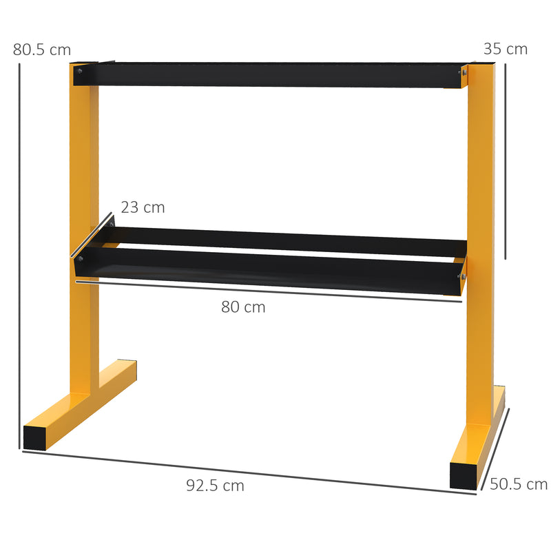 SPORTNOW Dumbbell Rack Stand, Weight Storage Organiser Holder for Home Gym