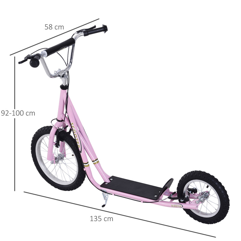 HOMCOM Teen Push Scooter Kids Children Stunt Scooter Bike Bicycle Ride On