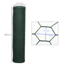 PawHut Foldable Chicken Wire Mesh, for Rabbits, Ducks, Geese, 1 x 25m