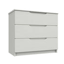 Balagio Ready Assembled Chest of Drawers with 3 Drawers - White Gloss