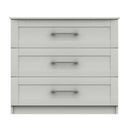 Chester Ready Assembled Chest of Drawers with 3 Drawers - White