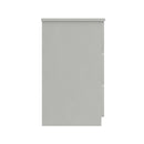 Balagio Ready Assembled Chest of Drawers with 3 Drawers - White Gloss