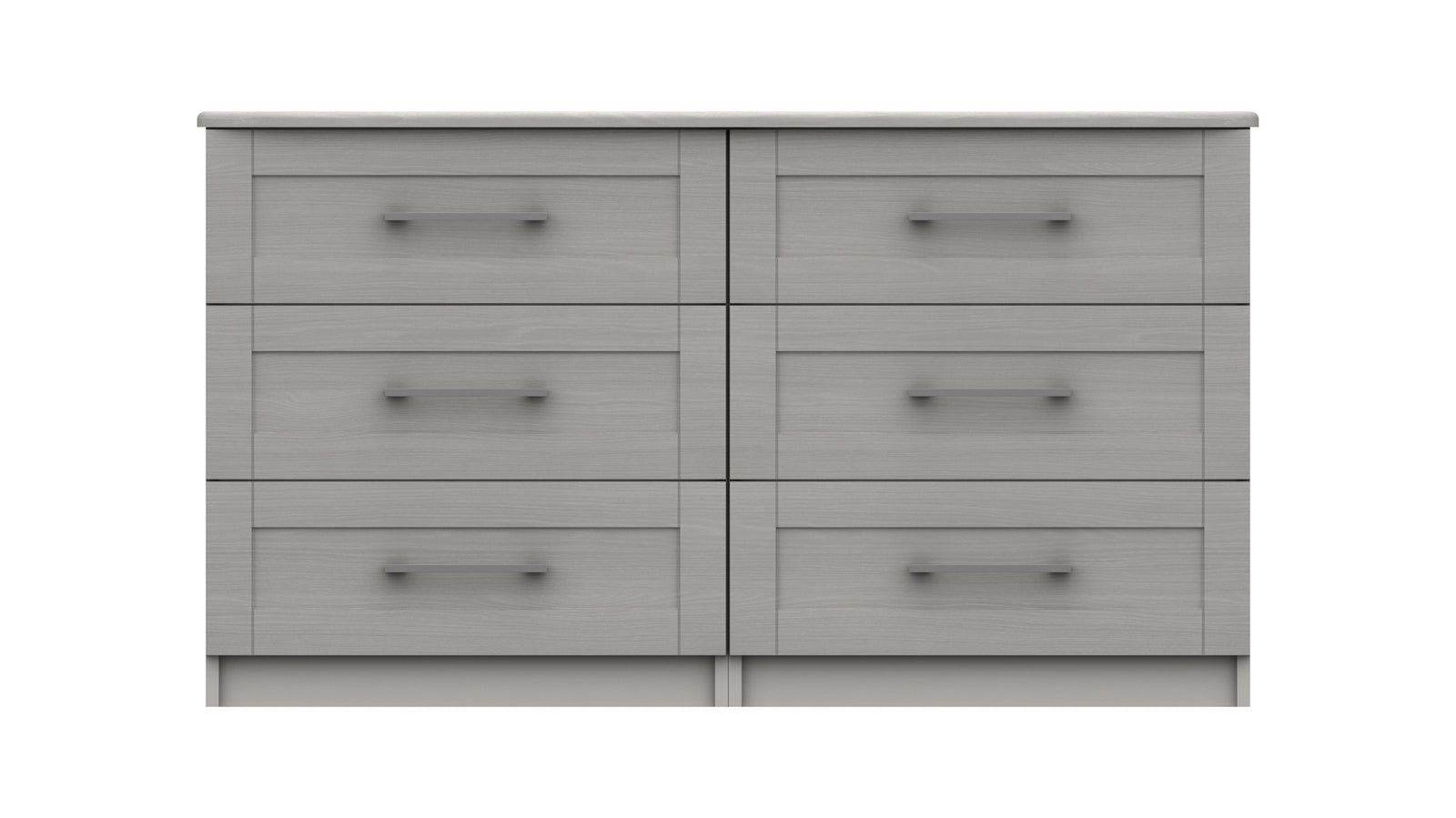 Chester Ready Assembled Double Chest of Drawers with 3x2 Drawers Lig