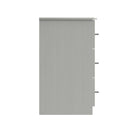 Chester Ready Assembled Double Chest of Drawers with 3x2 Drawers - White