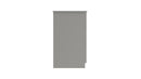 Balagio Ready Assembled Double Chest of Drawers with 3 Drawers - Light Grey Gloss