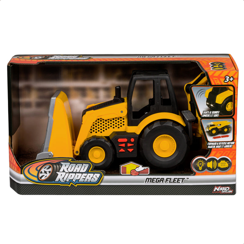 Nikko Road Rippers Mega Fleet Light & Sound 12" - 30 cm Backhoe