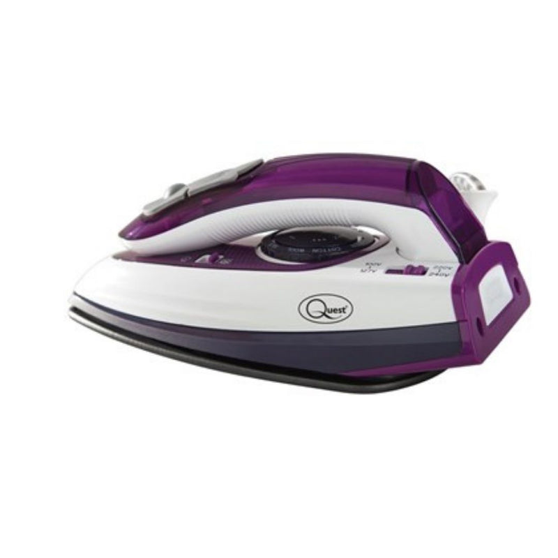 Quest 1000W Travel Steam Iron - Purple