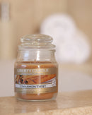 Homestead Candle  3oz Glass Jar Bubble Lid Cinnamon Twist