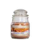 Homestead Candle  3oz Glass Jar Bubble Lid Cinnamon Twist