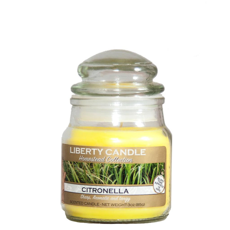 Liberty Candle Homestead Collection Citronella Candle 3oz
