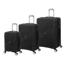 IT Impakt Geo Emboss Luggage with Wheels- Black (Sizes Sold Separately)