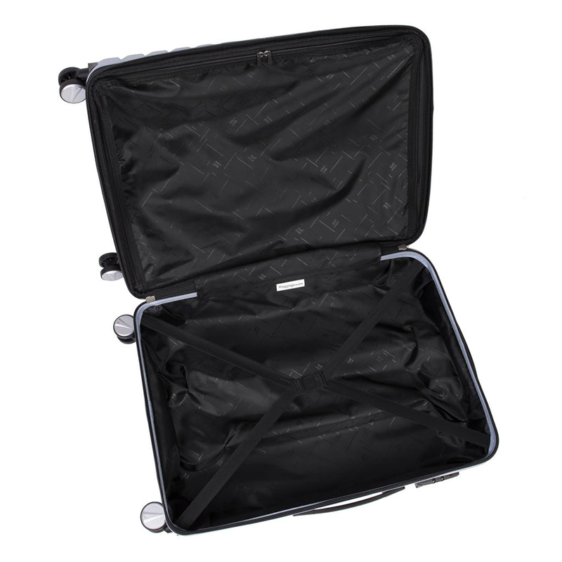 IT Impakt Geo Emboss Luggage with Wheels- Blue Fog (Sizes Sold Separately)