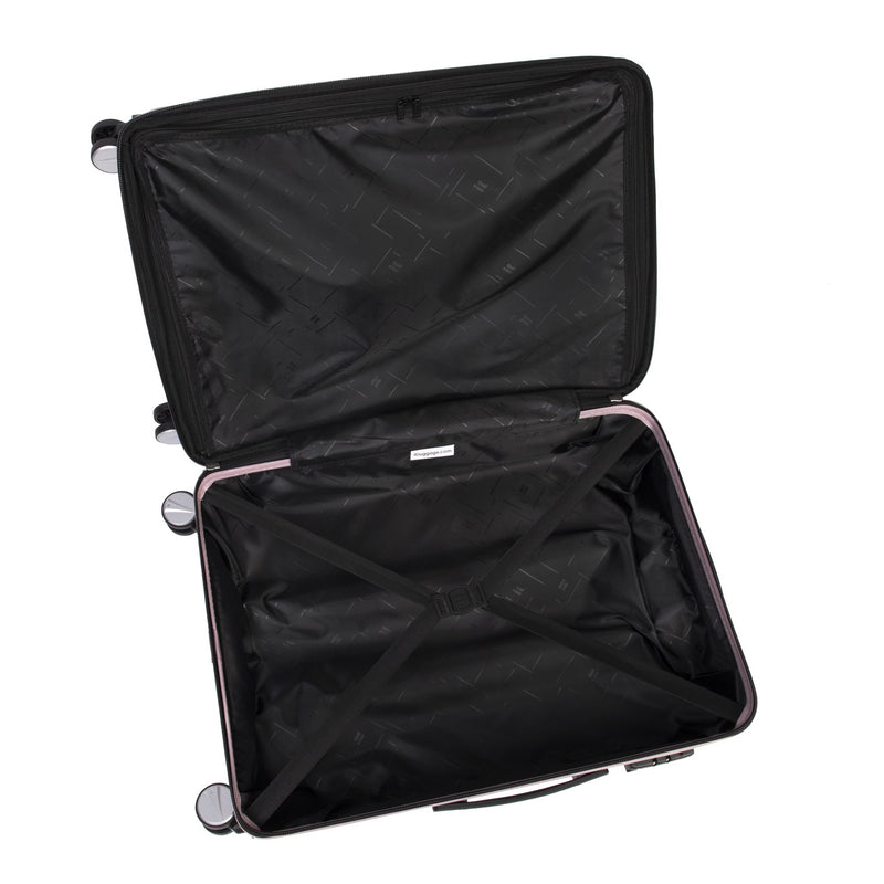IT Impakt Geo Emboss Luggage with Wheels- Mauve (Sizes Sold Separately)