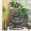 Outsunny Seat Cushion Set - Grey  (Chair Not Included)