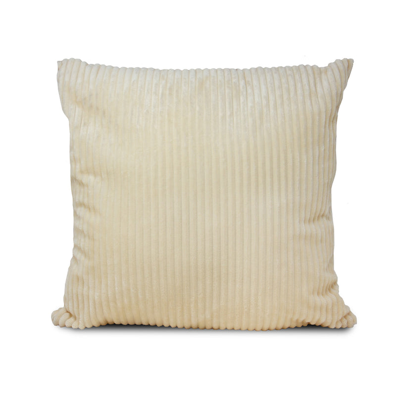 Chunky Velvet Ribbed Cushion - 45 x 45cm