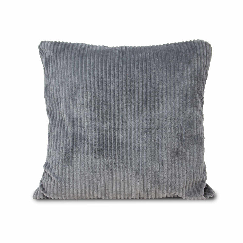 Chunky Velvet Ribbed Cushion - 45 x 45cm