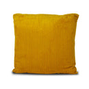 Chunky Velvet Ribbed Cushion - 45 x 45cm