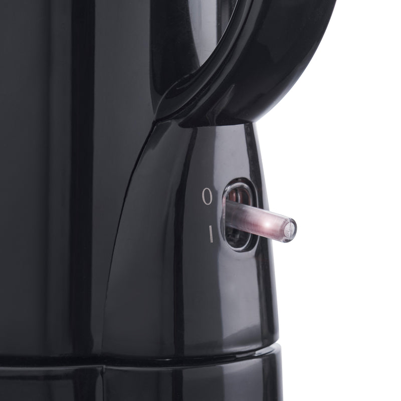 Quest 1L Plastic Jug Kettle - Black