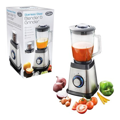 Quest Stainless Steel Blender With Grinder 1.5L 1000w