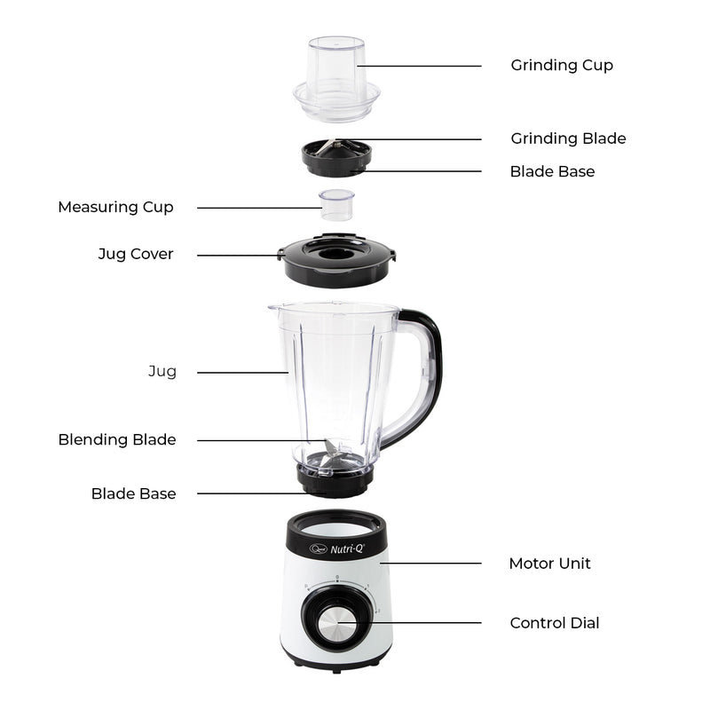 Quest Nutri-Q Blender With Grinder