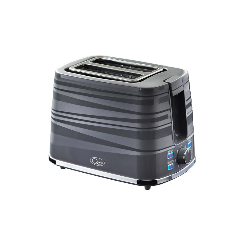 Quest Harmony 2 Slice Toaster - Grey