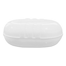 Plastic Soap Box- White
