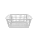 Plastic Handy Basket Small - White 8x16x25cm