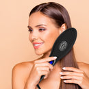 Bauer Straightener Hair Brush - Black
