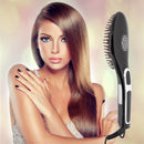 Bauer Straightener Hair Brush - Black