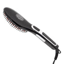 Bauer Straightener Hair Brush - Black