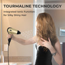 Bauer Tourmaline Travel Hairdryer Set - Black