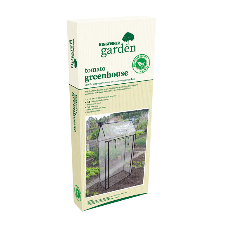 Kingfisher Tomato Greenhouse 150 x 100 x 50cm Clear