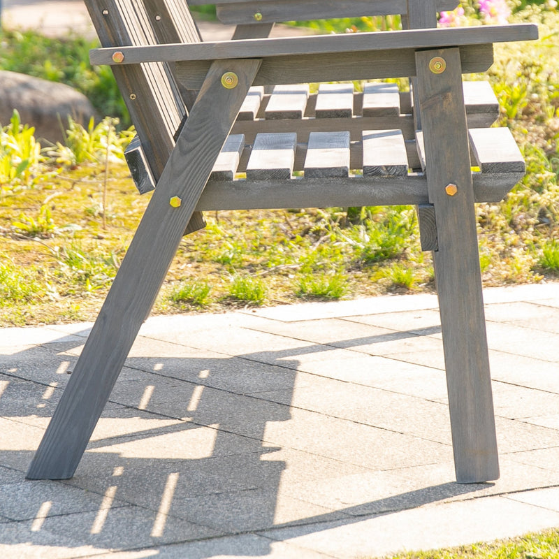 Outsunny Garden Bench - Grey