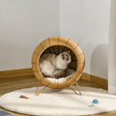 PawHut Rattan Cat House