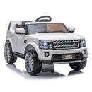 Kids Electric Ride on Car Landrover Discovery 12v - White