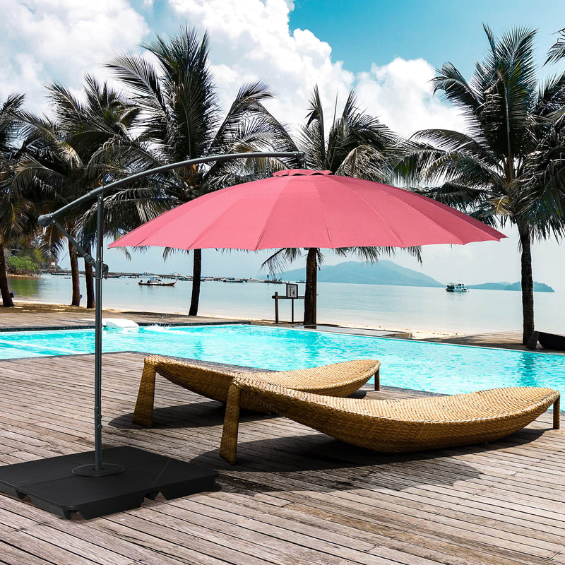 Outsunny Plastic Umbrella Base