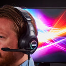 Akai Gaming Stereo Headset and Microphone Black and Blue