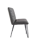 Darwen Studded Back Bench - Grey