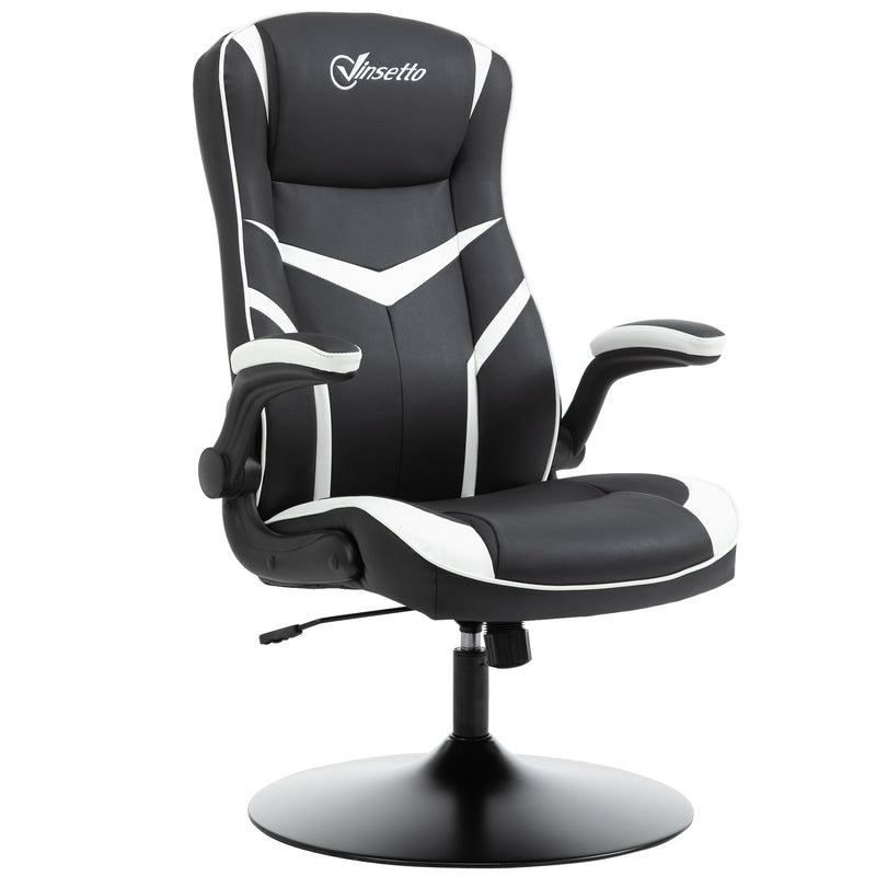 Vinsetto Gaming Chair Ergonomic Computer Chair with Adjustable Height Pedestal Base