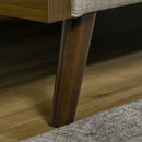 3 Seater Sofa Bed With Side Tray - Beige