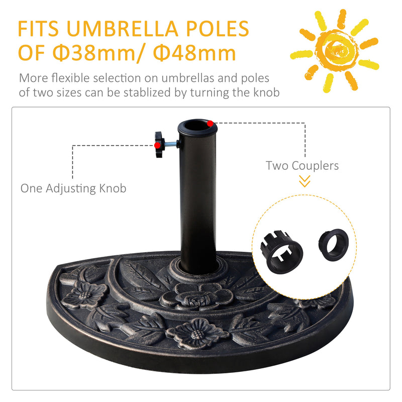 Outsunny Antique Bronze Umbrella Base