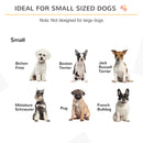 PawHut Freestanding Pet Gate Safety Barrier 3 Pannel w/ Support Feet Black