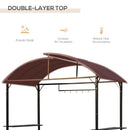 Outsunny Gazebo Marquee Canopy Awning Shelter Garden Patio BBQ Tent Grill Black